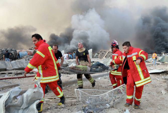 Բեյրութում պայթյունի հետեւանքով զոհվածների թիվը գերազանցել Է 150-ը
