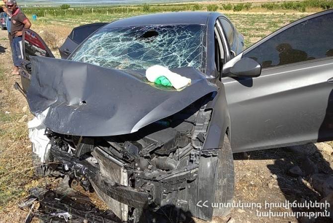ДТП на автодороге  Ерасх-Тигранашен — есть жертва, пострадали 8 человек
