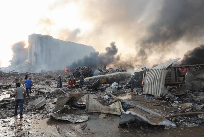 Ущерб от взрыва в порту Бейрута предварительно оценивается в $3 млрд