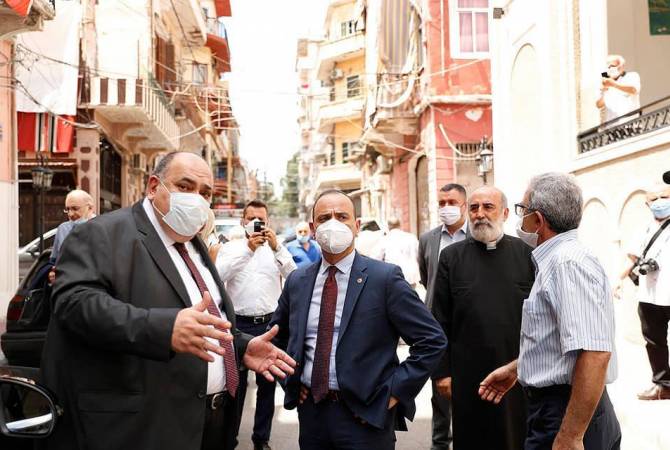 Заре Синанян представил подробности своего визита в Ливан после взрыва в Бейруте

