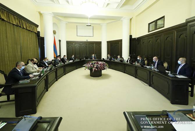 مناقشة تدابير تعزيز برامج الاستثمار بأرمينيا تناقش في الحكومة برئاسة رئيس الوزراء نيكول باشينيان