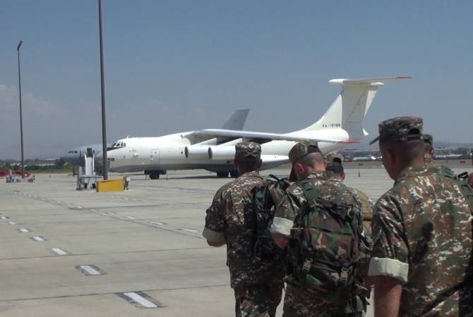 Turkey denied airspace to German military plane flying to Yerevan to pick up Armenian 
peacekeepers