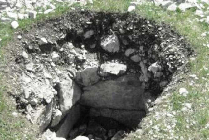 Ձորագյուղի հնագույն «Սանգառ»-ում 3 դամբարան են քանդել եւ թալանել