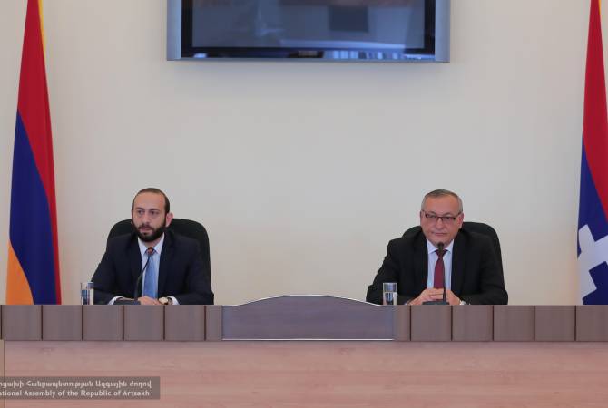 Armenian Speaker of Parliament congratulates Artsakh counterpart on Independence Day