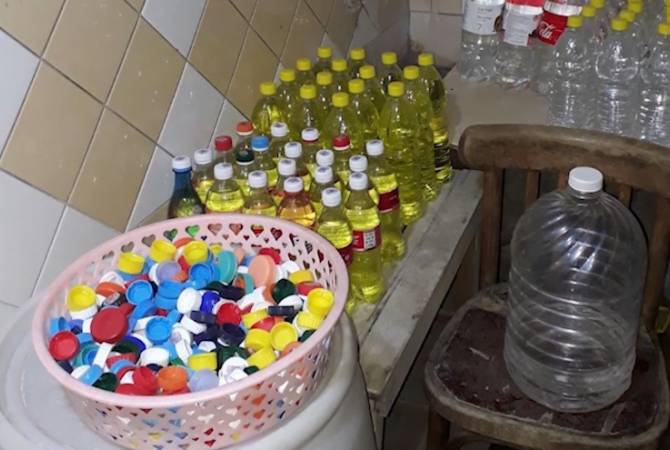 У арестованного Ашота Овсепяна обнаружено еще 200 литров водки неизвестного 
происхождения

