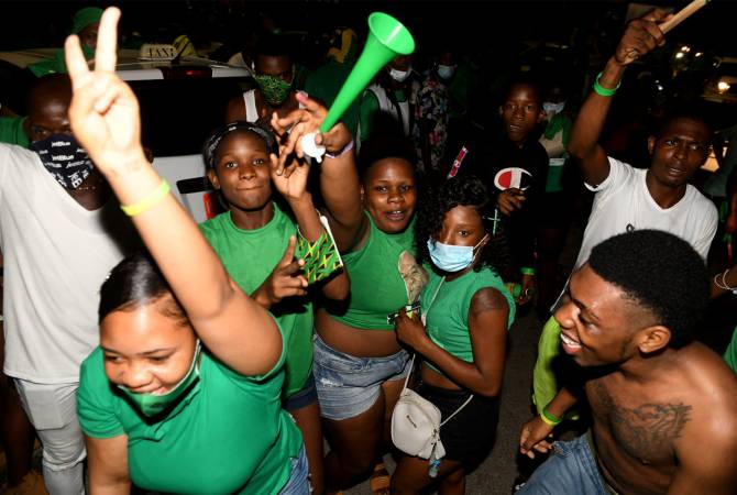 Jamaica’s ruling party claims re-election victory in landslide win