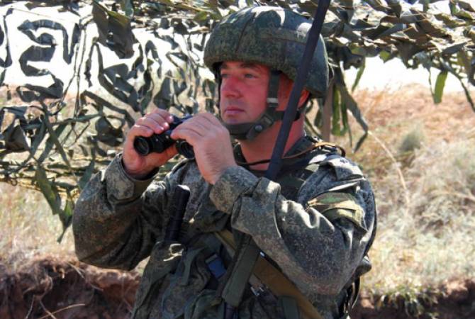 القوات الأرمينية والروسية من القاعدة العسكرية رقم 102 في كيومري تجري تدريبات عسكرية تكتيكية مشتركة 
