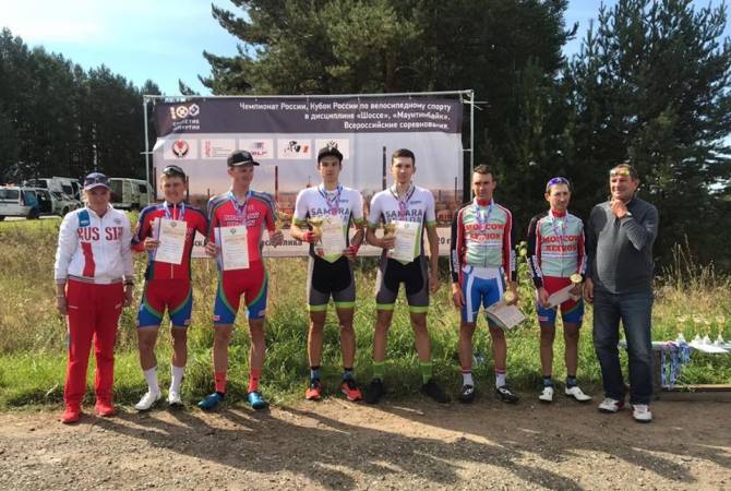 Армянский велогонщик Степан Григорян стал победителем чемпионата России

