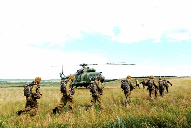 Armenian, Russian airborne recon and strike teams hold joint military drills 