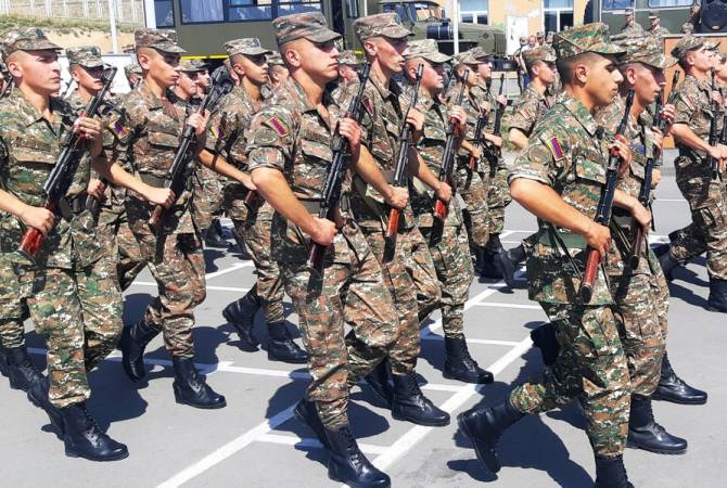  Подразделение ВС Армении отбыло в РФ для участия в учениях 