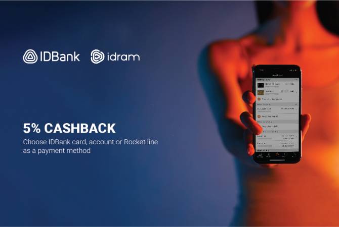 Your shopping is now more profitable with IDBank and Idram

