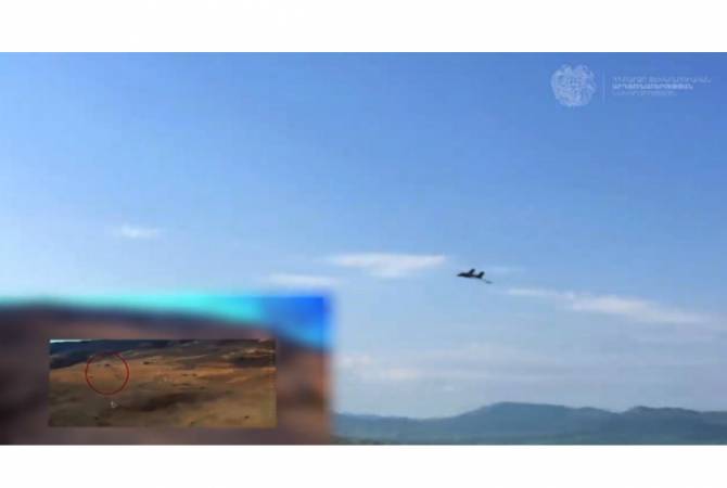 وزير صناعة التنولوجيا الأرمينية ينشر فيديو جديد لاختبار ميداني لطائرات بدون طيار مقاتلة أرمينية 
