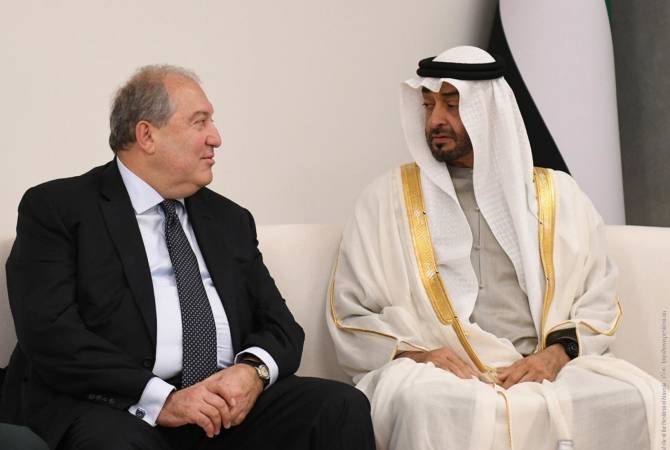 Наследный принц Абу-Даби поздравил президента Армении с Днем независимости

