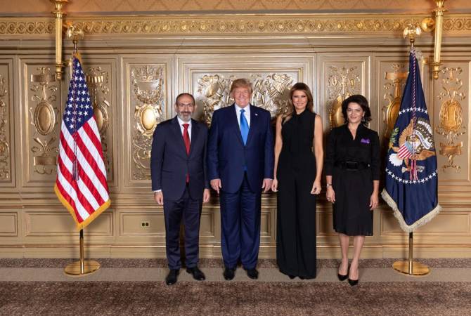 Президент США Дональд Трамп поздравил премьер-министра Армении с Днем 
независимости

