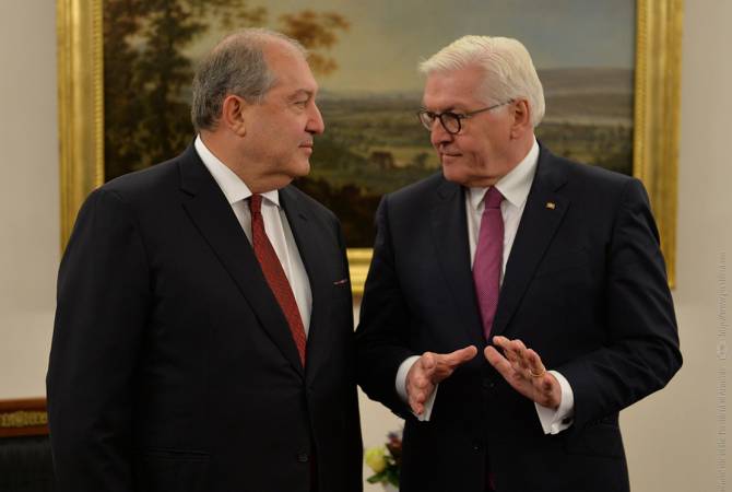 ستواصل ألمانيا الوقوف لجانب أرمينيا كشريك موثوق-الرئيس الألماني يهنئ الرئيس الأرميني بعيد الاستقلال