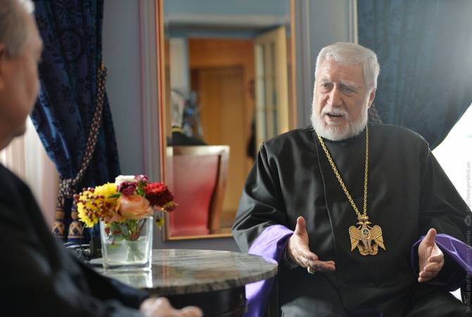 Католикос Арам I направил поздравительное послание президенту Армении

