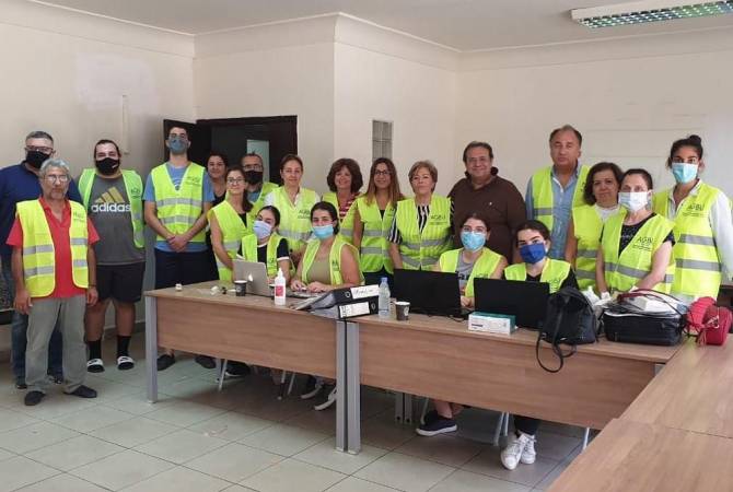 الجمعية الخيرية العمومية الأرمنية مع جمعية شباب أندرانيك ولجانها تواصل أعمال الإغاثة والترميم ببيروت