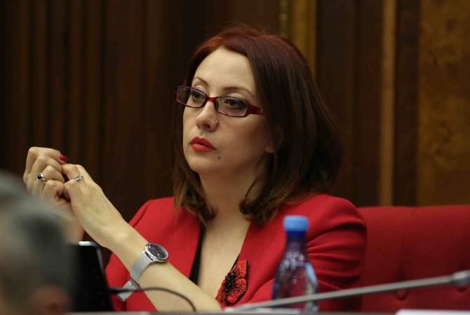 Депутат парламентской фракции “Мой шаг” Гаяне Абраамян подала заявление о сложении 
мандата
