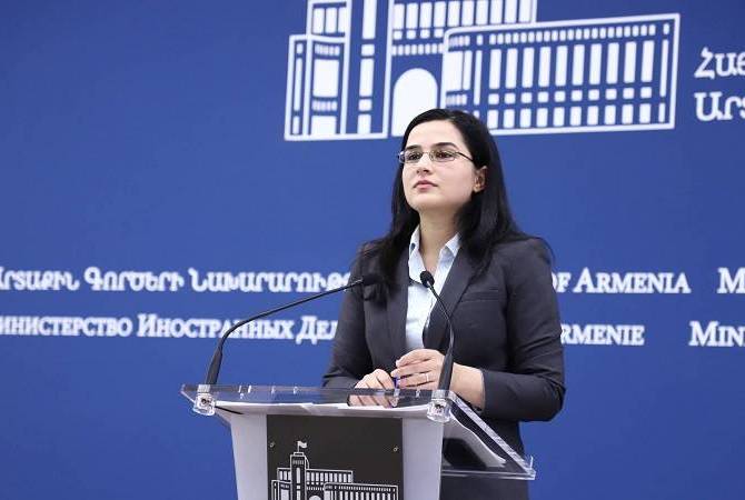 Власть Алиева всегда основывалась на спекуляциях по карабахскому конфликту: пресс-
секретарь МИД

