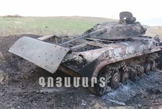 Потери азербайджанской живой силы и военной техники: ВИДЕО 18+

