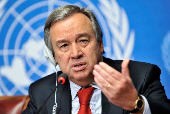  الأمين العام للأمم المتحدة أنطونيو غوتيريش يدعو للوقف الفوري للعمليات العسكرية في آرتساخ