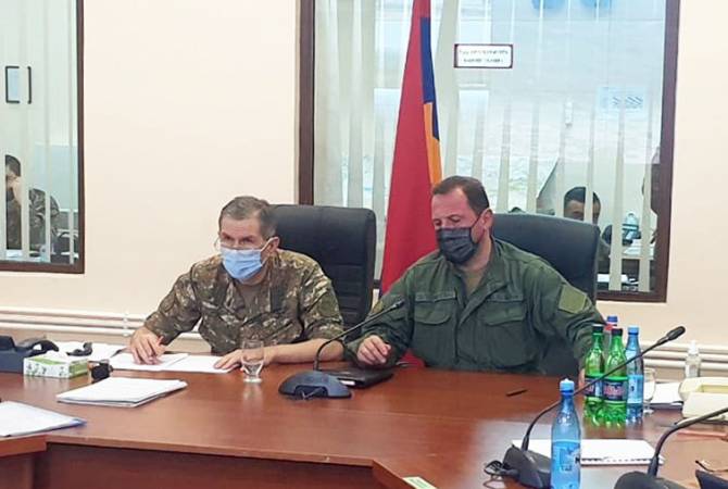 Armenia military top brass hold tactical consultation 