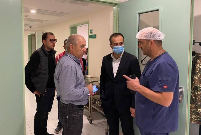 Armenia’s healthcare minister visits Artsakh