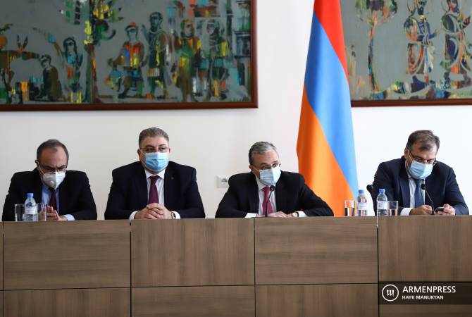 Armenian FM presents the situation resulted by Azerbaijani aggression to Ambassadors