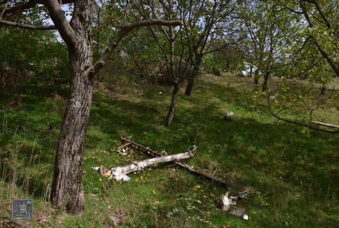 Artsakh shoots down another Azeri attacking drone 