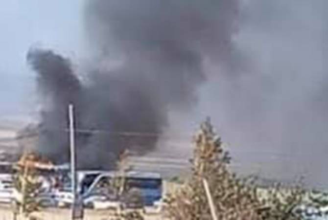 URGENT: Azerbaijani military bombs civilian passenger bus in Armenian town of Vardenis 