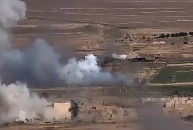 Armenian Defense Ministry releases footage showing destruction of entire Azerbaijani unit