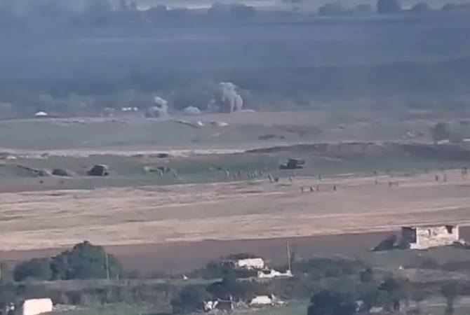 MoD releases footage of Artsakh forces occupying Azerbaijani military position