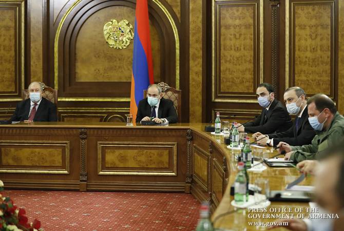 Под председательством Никола Пашиняна состоялось внеочередное заседание Совета 
безопасности

