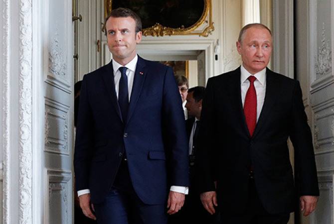 Putin, Macron discuss Nagorno Karabakh over phone