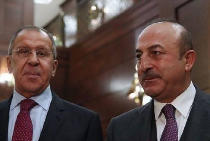 Russian, Turkish FMs support immediately stopping military operations
