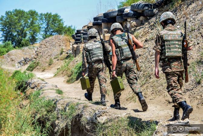 На Северном и Восточном направлениях границы Арцаха идут упорные и ожесточенные 
бои: МО  Армении

