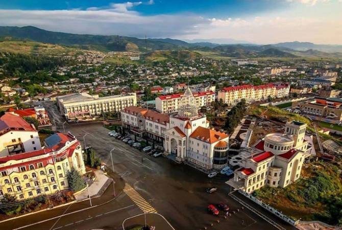 Stepanakert City again under bombardment 