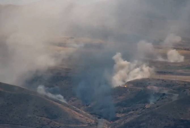 Azerbaijani troops fleeing from Mataghis – Artsakh releases footage