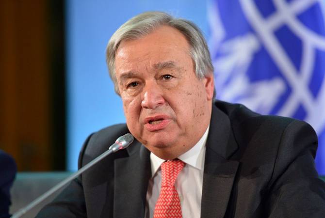 Генсек ООН выразил беспокойство по поводу обстрела населенных территорий в зоне 
арцахского конфликта