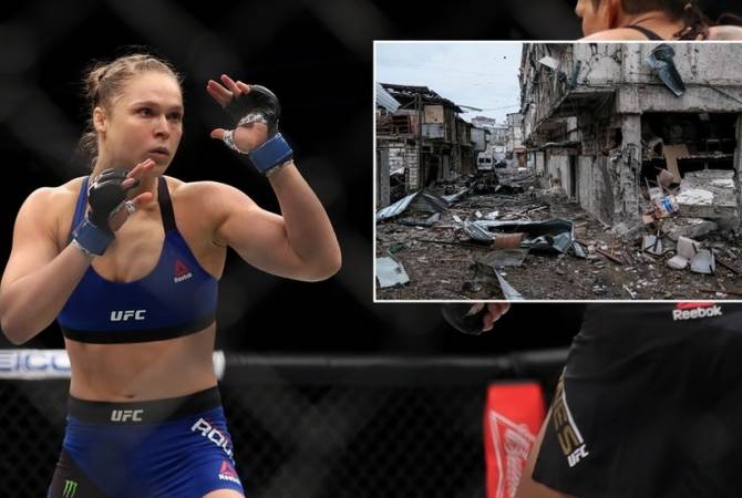 Former UFC champion Ronda Rousey condemns Azerbaijani attack on Artsakh