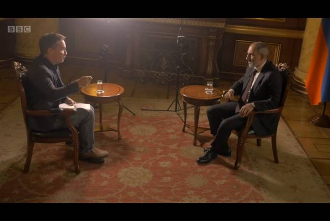 Interview le Premier ministre  Pashinyan à la BBC