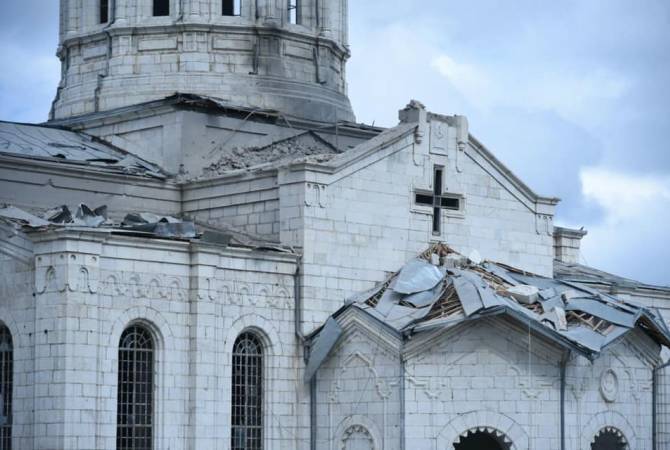 Russian reporter in critical situation, witnesses say drone flying over the Church before striking