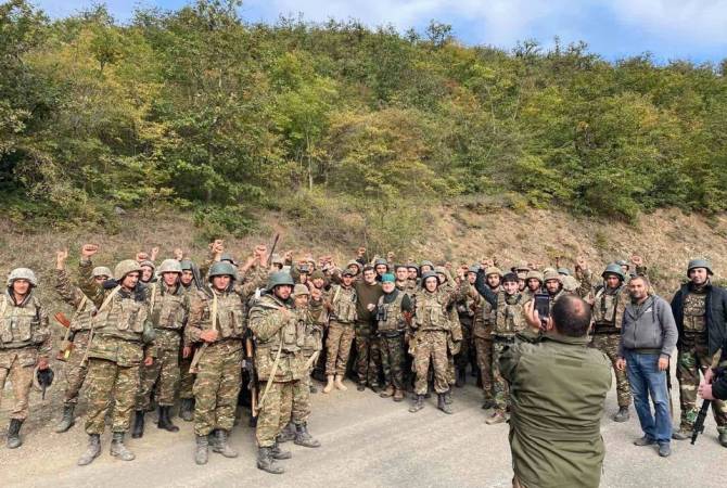 President of Artsakh highly appreciates combat readiness of servicemen in Hadrut