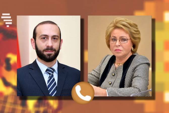Արարատ Միրզոյանը Վալենտինա Մատվիենկոյին տեղեկացրել է, որ Ադրբեջանը չի 
պահպանում հրադադարը

