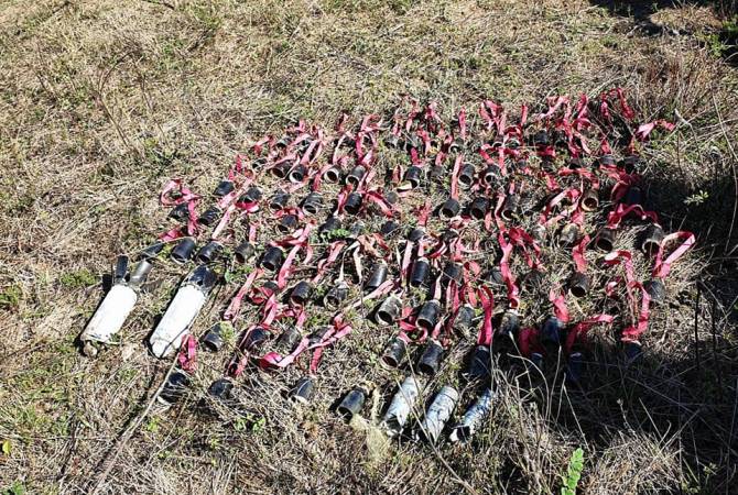 673 unexploded bombs of Turkish and Israeli production found in Artsakh’s Stepanakert