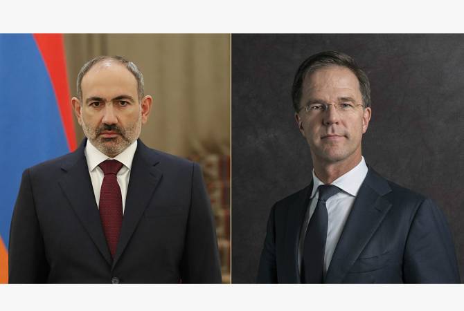 Pashinyan highlights right to self-determination of nations talking with Dutch PM