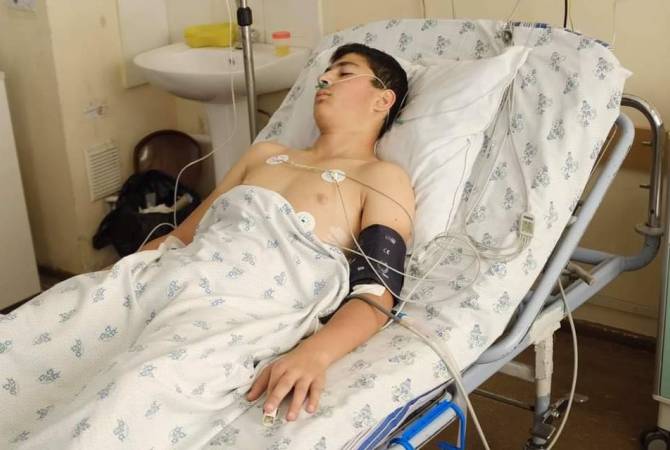 جرائم حرب أذربيجان مستمرة-إصابة طفل بجروح خطيرة من قصف مسيّرة أذرية داخل حدود أرمينيا-