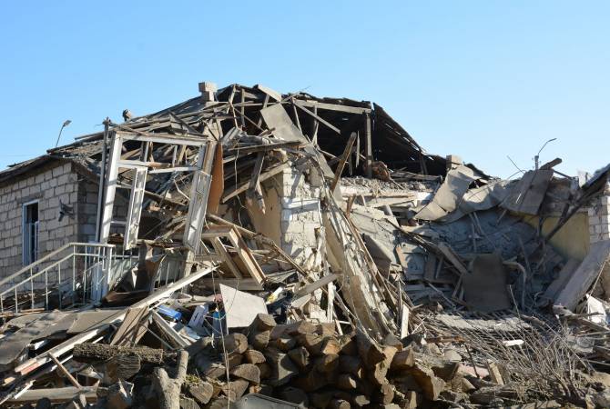 "Apartments in ruins" - 3 civilians wounded in latest Azeri bombardment of Stepanakert City 