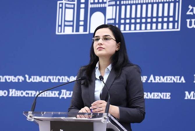 Armenia deplores statement of European External Action Service, calls it one-sided, biased