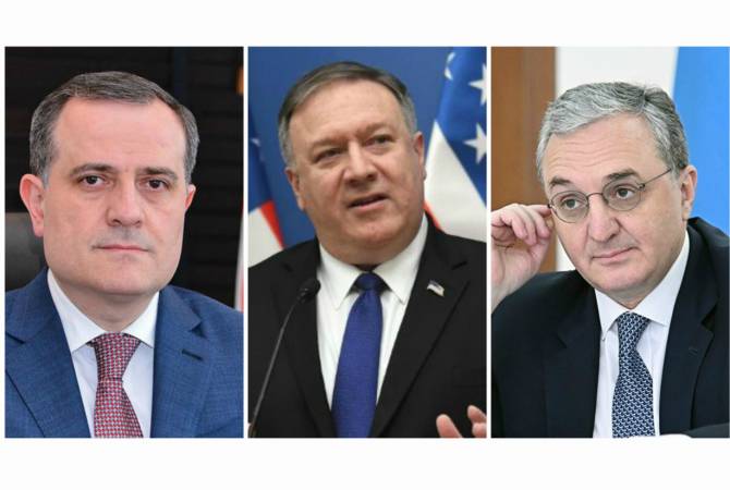 Госсекретарь США проведет в Вашингтоне отдельные встречи с главами МИД Армении и 
Азербайджана 

